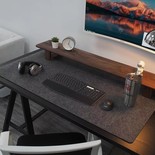 Large soft wool - desk, mat