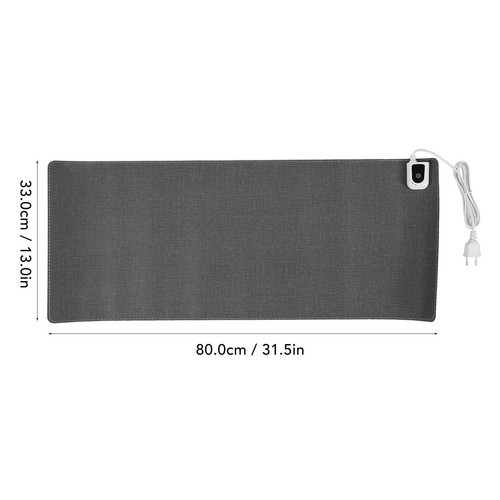 Grey heated mouse pad - pad, pu