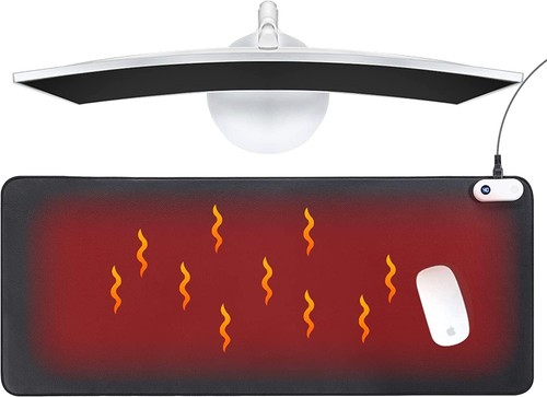 Large heated mouse pad - large,