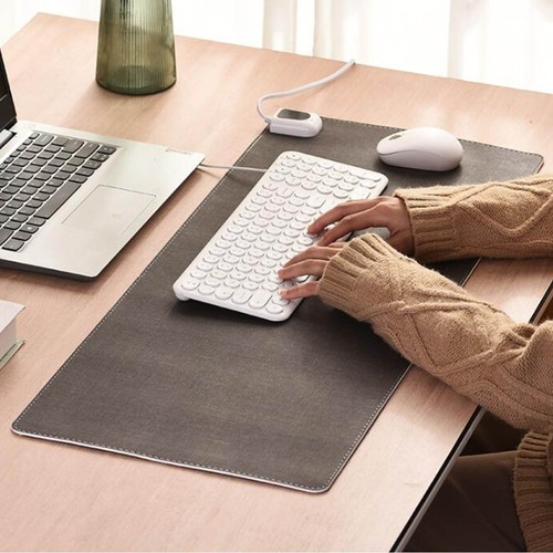 Grey heated mouse pad - pad, pu