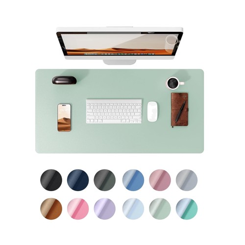 Leather desk mat - leather,